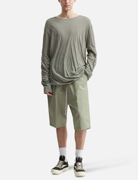 Rick Owens - Hollywood Jumbo Double Level LS T-Shirt | HBX