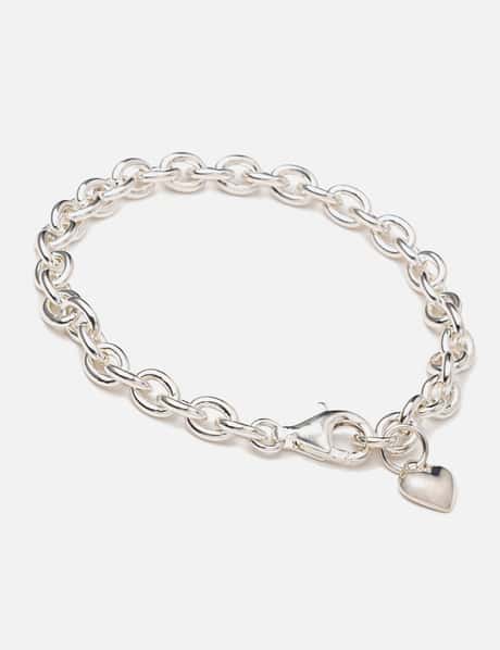 Heart Silver Bracelet view 5