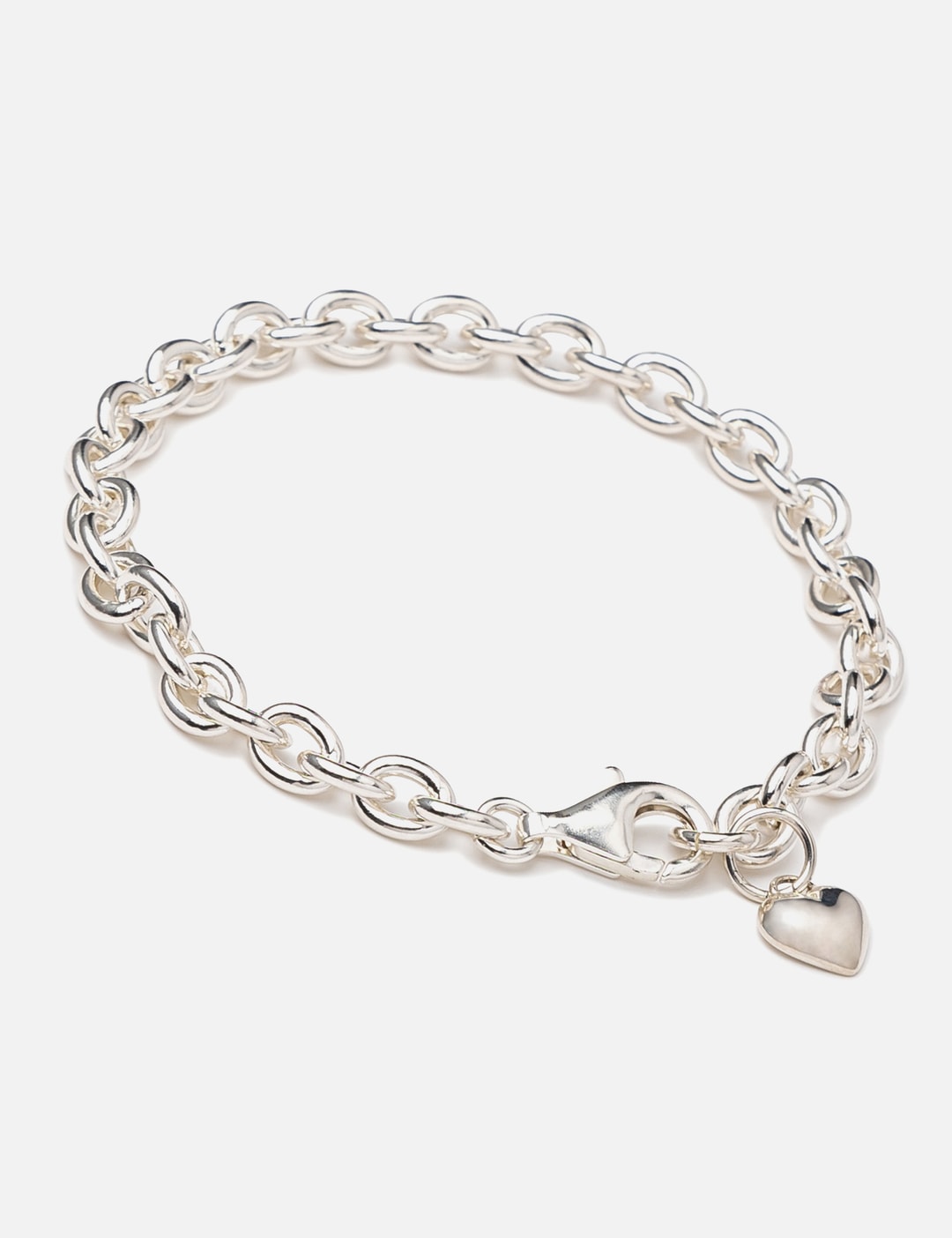 Heart Silver Bracelet view 6