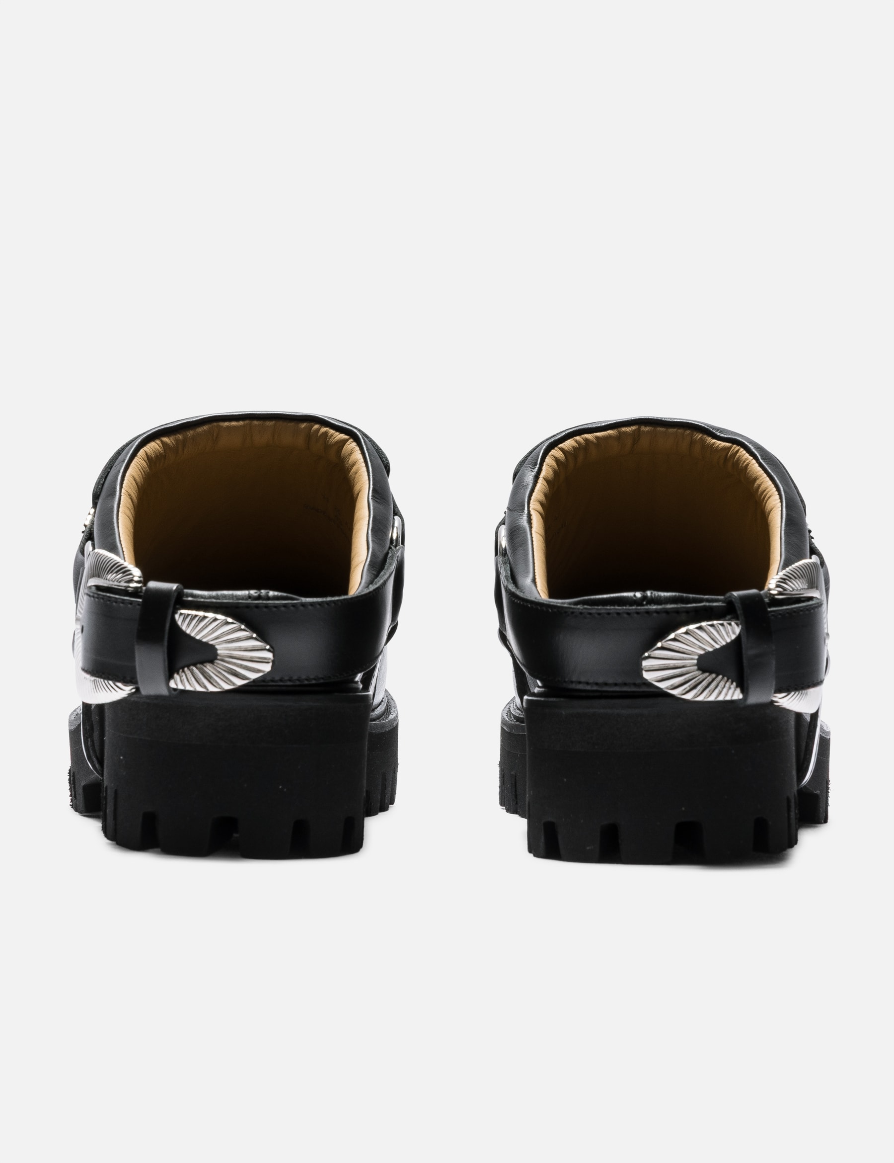 Black Leather Mules view 15