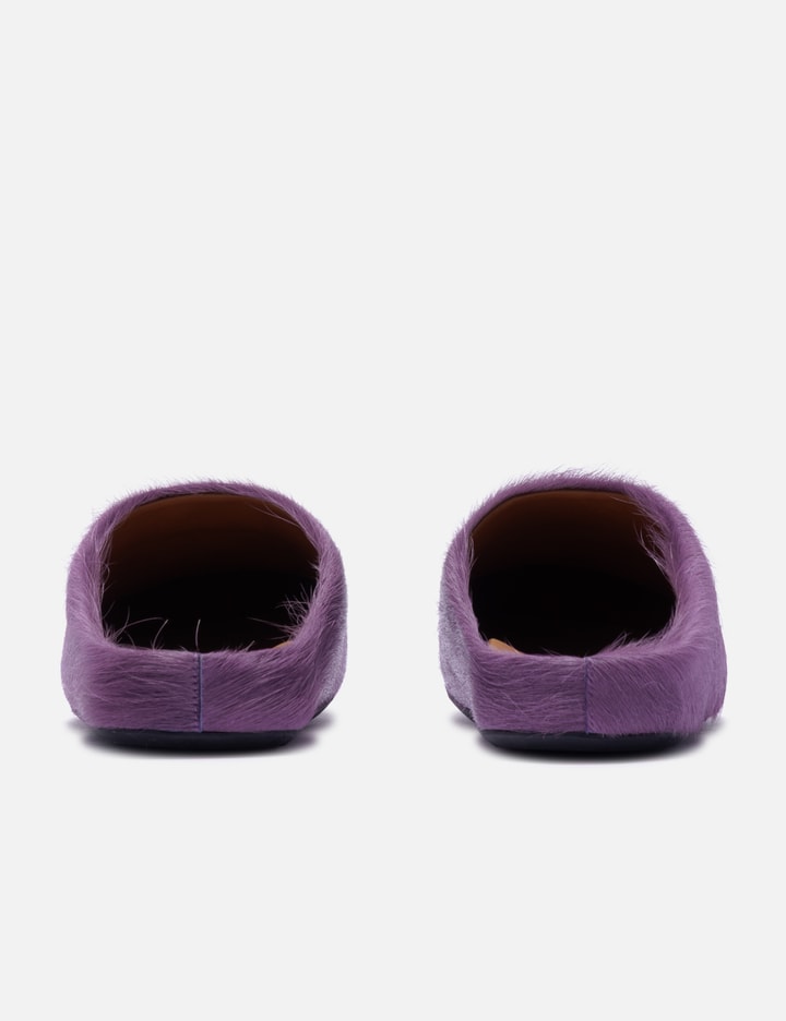 Marni Long Hair Calfskin Fussbett Sabot