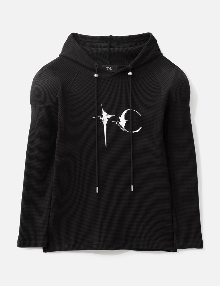 THUG CLUB Bulk Shoulder Waffle Hoodie