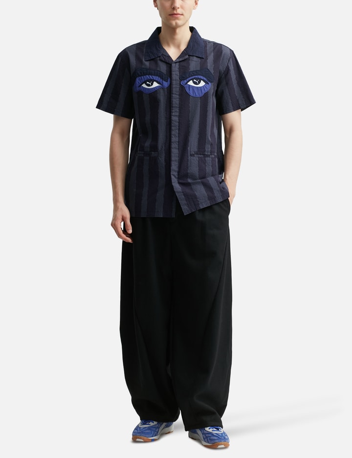 Puma X Kidsuper Stripe Cotton Seersucker Camp Shirt