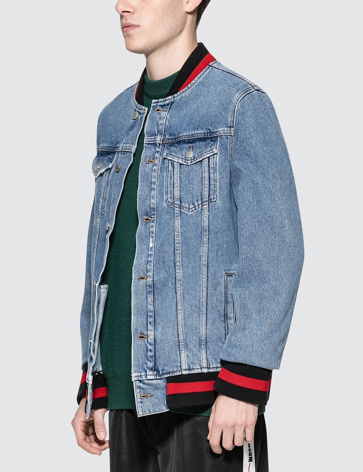 Denim Varsity Jacket Placeholder Image