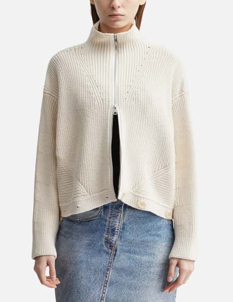 Double-End Fluffed Cotton Cardigan view 18
