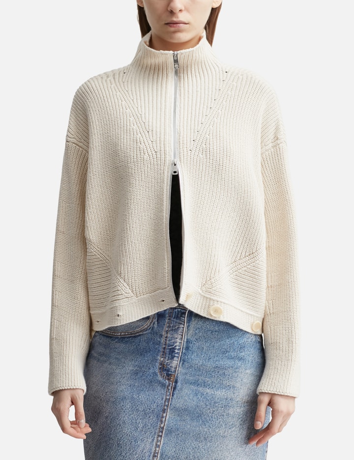 Beautiful People Double-End Fluffed Cotton Cardigan