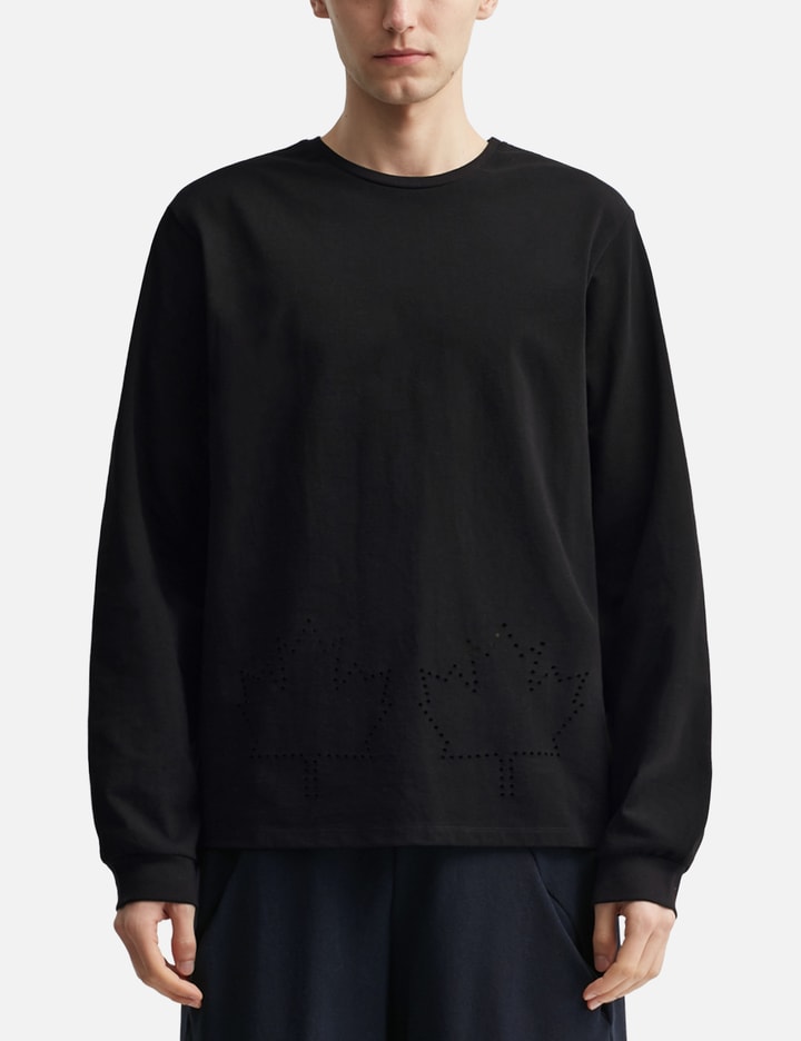 Laser Perforated Longsleeve Shirt "Maple" Placeholder Image