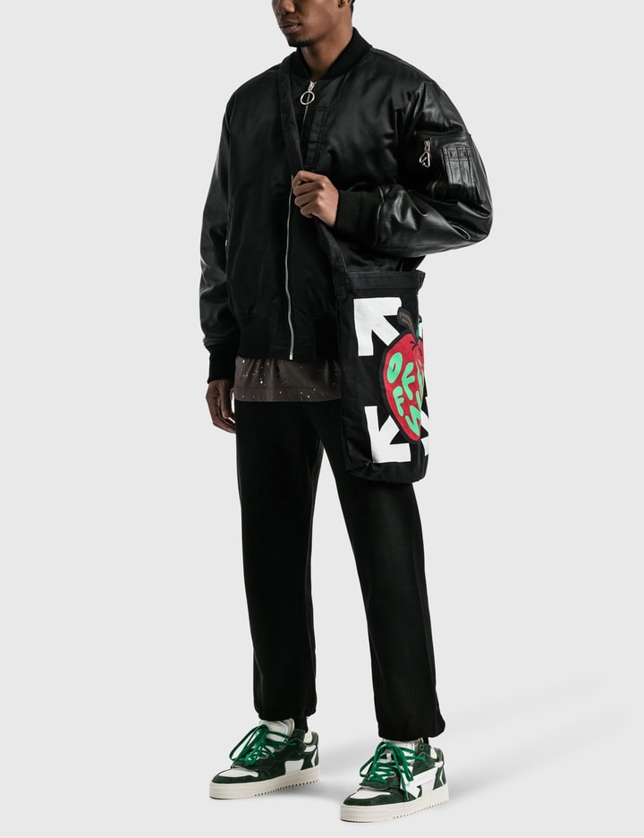 Arrow Leather Bomber Jacket Placeholder Image
