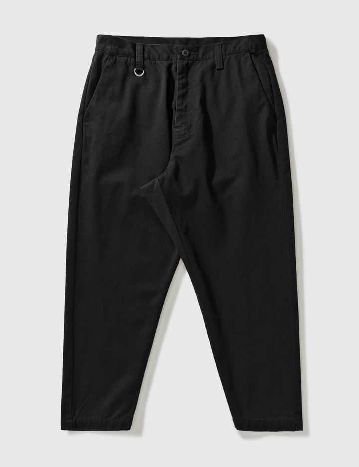 Sophnet Wide Tapered Cropped Pants In Black