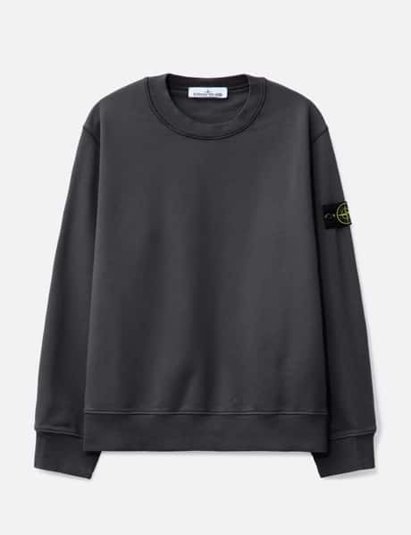 Stone Island Organic Cotton Fleece Sweatshirt