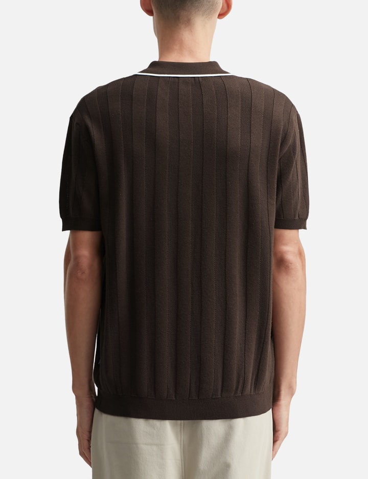 Mesh Knit Polo Shirt Placeholder Image