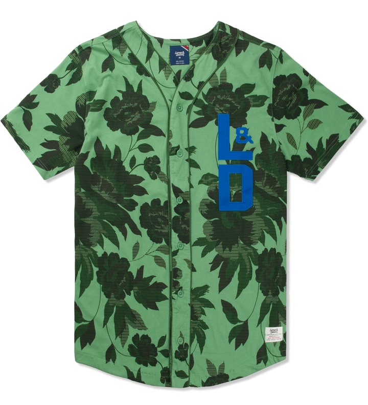Green Upper West Baseball Jersey Placeholder Image