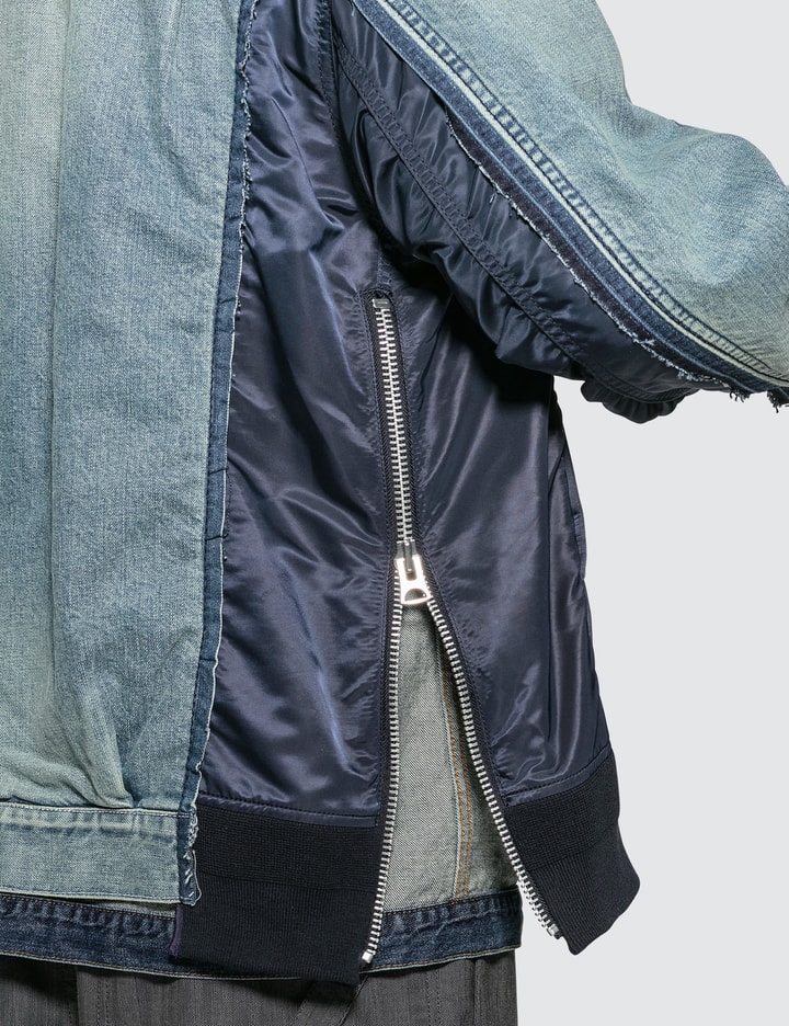 MA-1 Denim Patchwork Jacket Placeholder Image