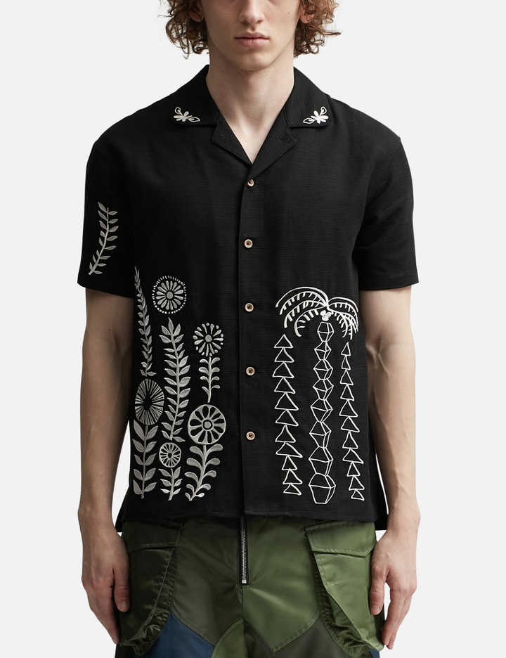 Shop Andersson Bell May Embroidery Open Collar Shirt