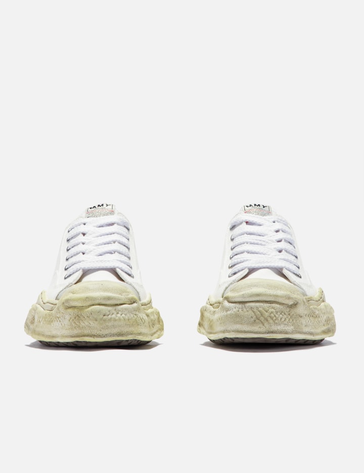 Miharayasuhiro Original Sole Garment Dyed Canvas Low-top Sneaker In White