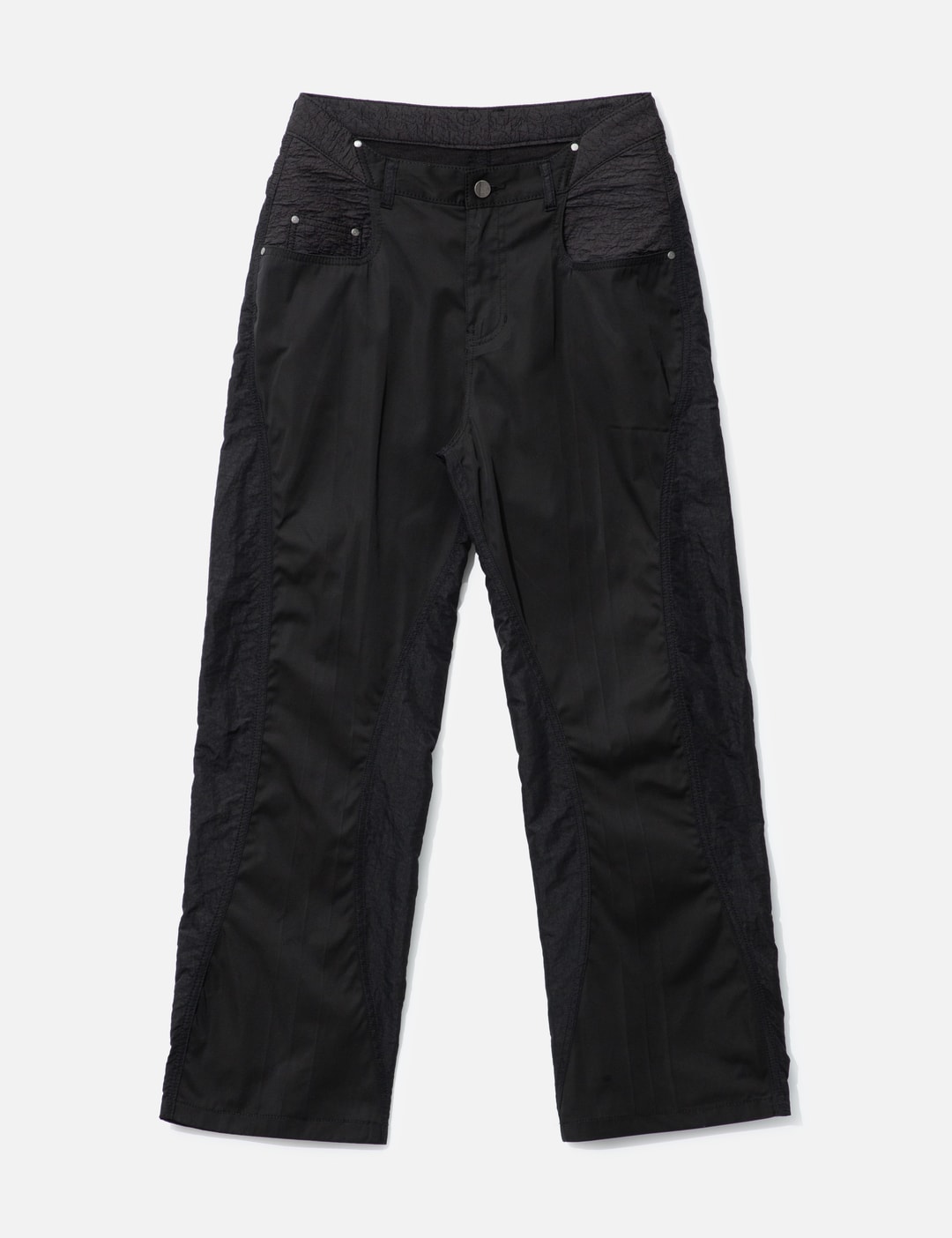 3 Mix Fabric Pants view 7