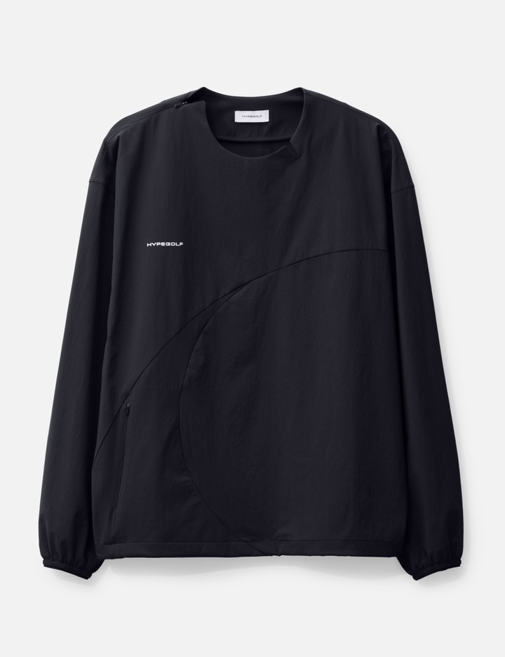 Hypegolf X Post Archive Faction (paf) Woven Track Top In Black