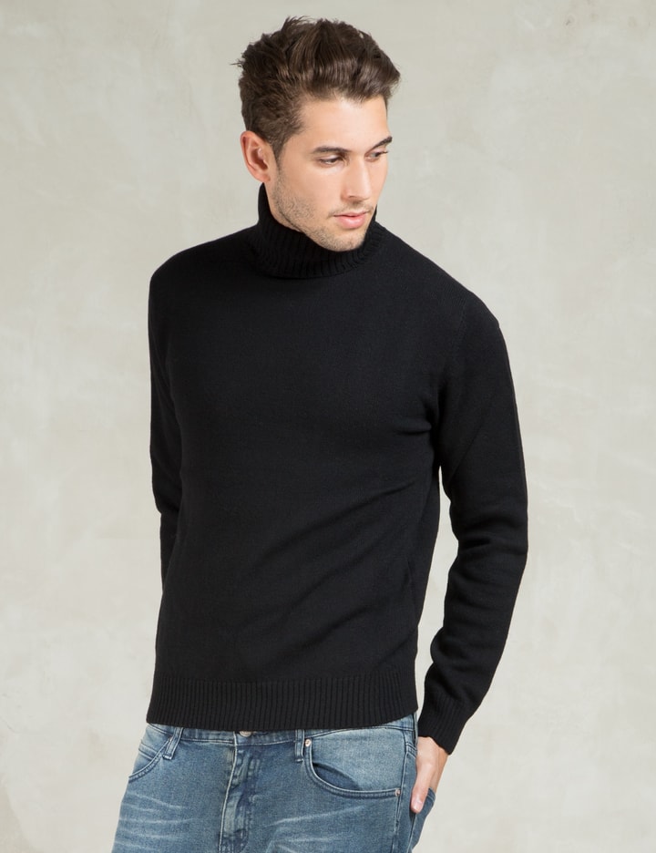 Black Turtleneck Sweater Placeholder Image