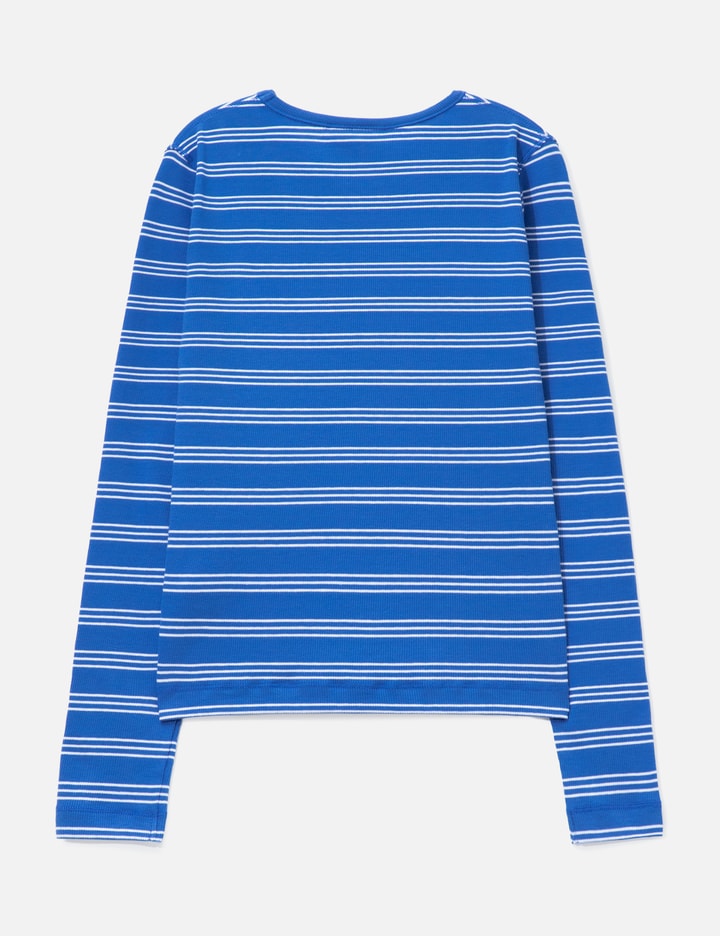 Ganni Long-Sleeve Top With Stripes