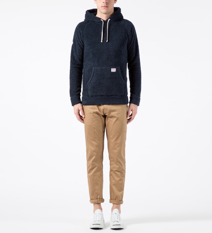 Navy UB L/S Fleece Pullover Hoodie Placeholder Image
