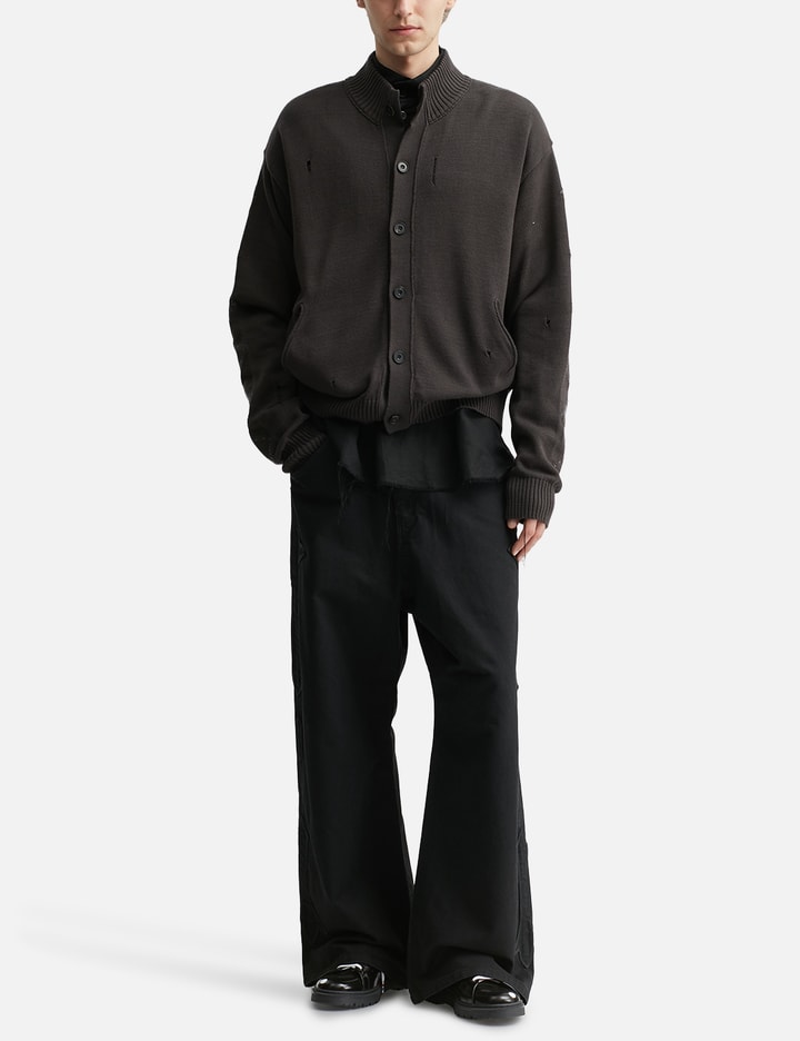 POLYTERU 1011 Fleur Patched Pants