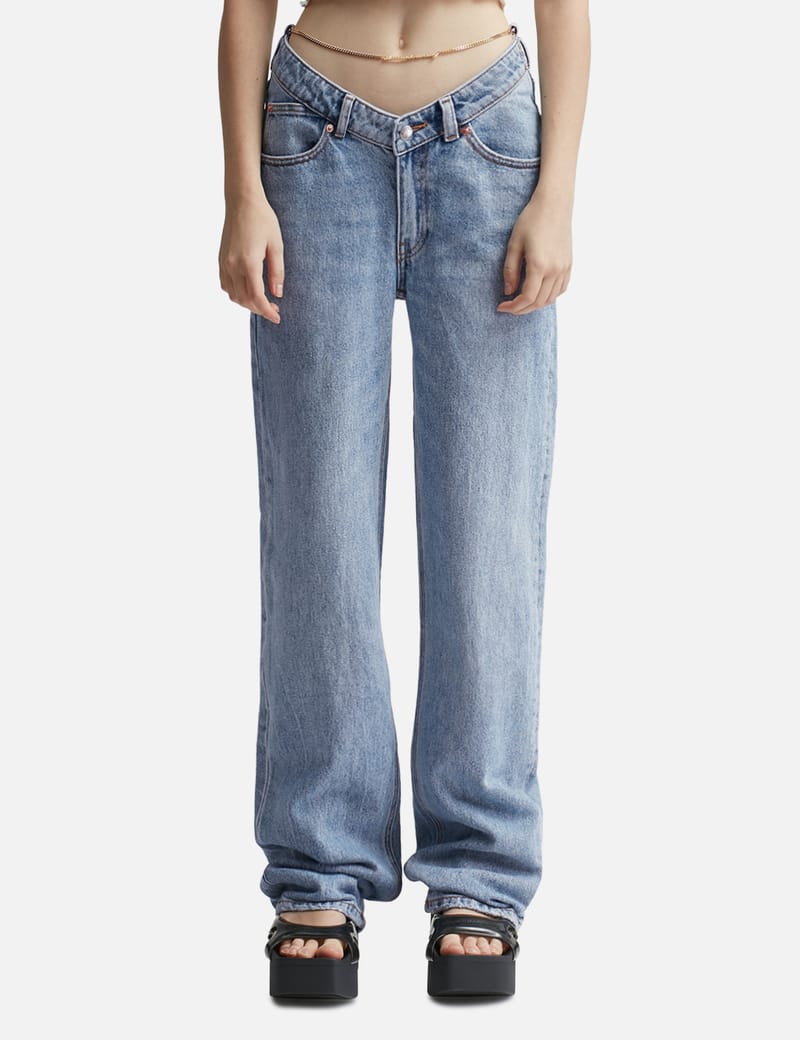 Womens Alexander Wang blue High-Rise Slim Jeans | Harrods # {CountryCode}
