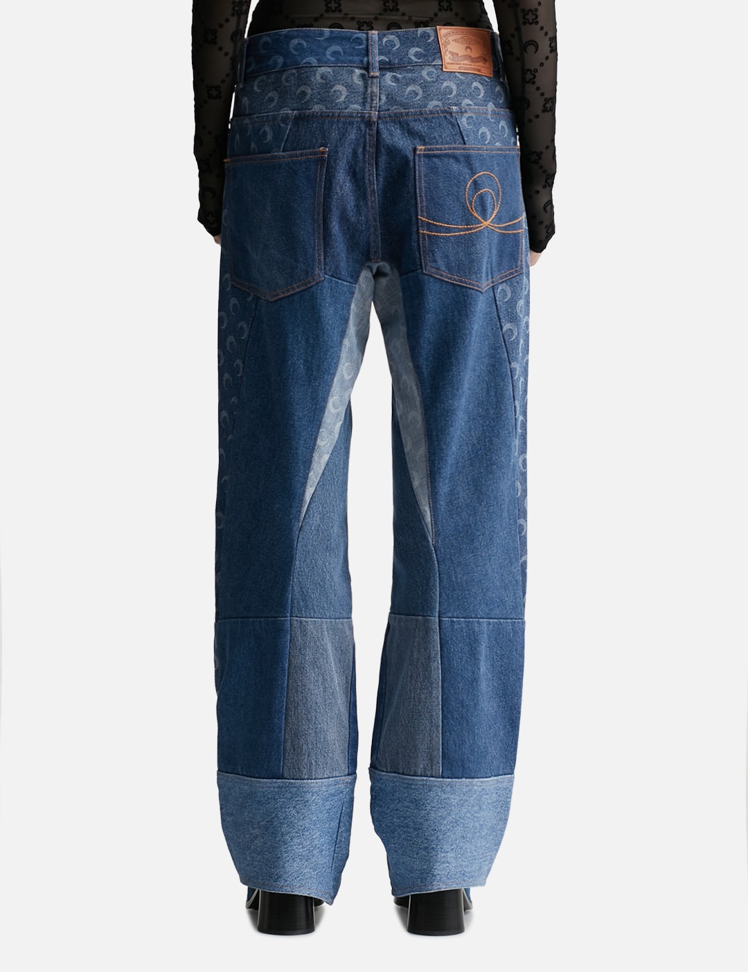 REGENERATED DENIM STRAIGHT LEG PANTS view 15
