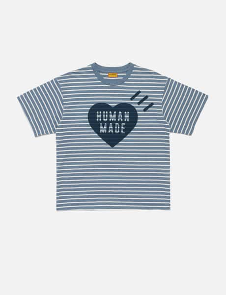 휴먼메이드 Striped Heart T-shirt