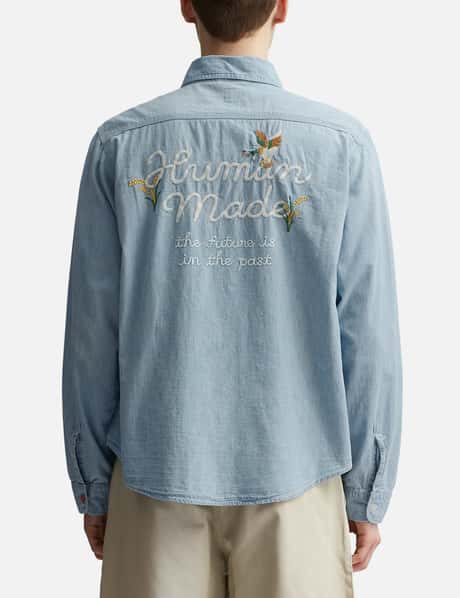 Human Made - CHAMBRAY WORK SHIRT | HBX - Globally Curated Fashion 