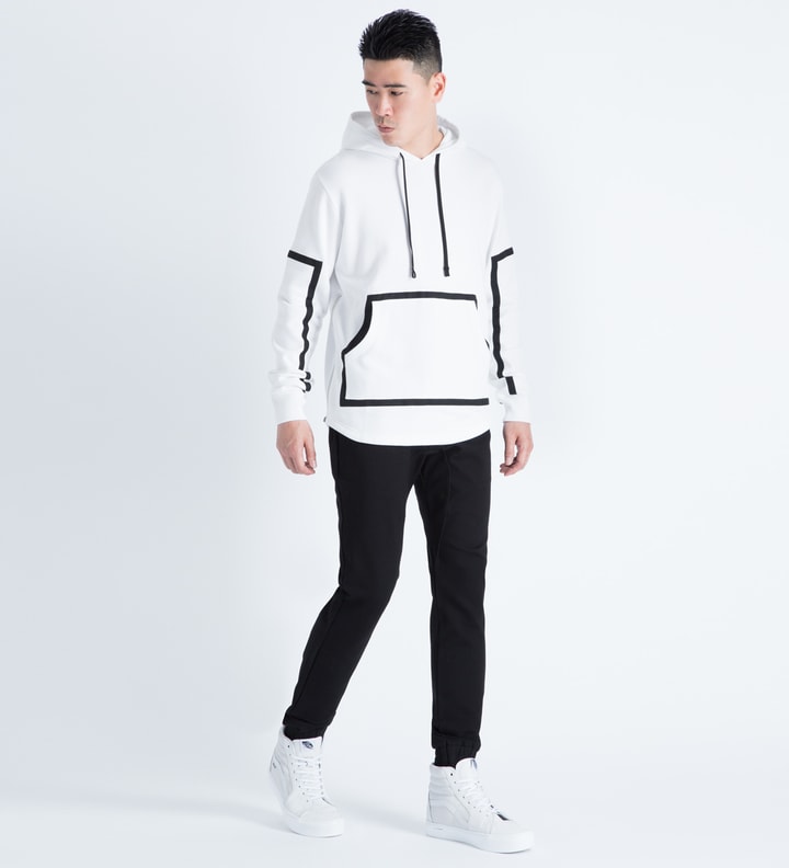 White Set Up "TRON" Lined Hoodie Placeholder Image