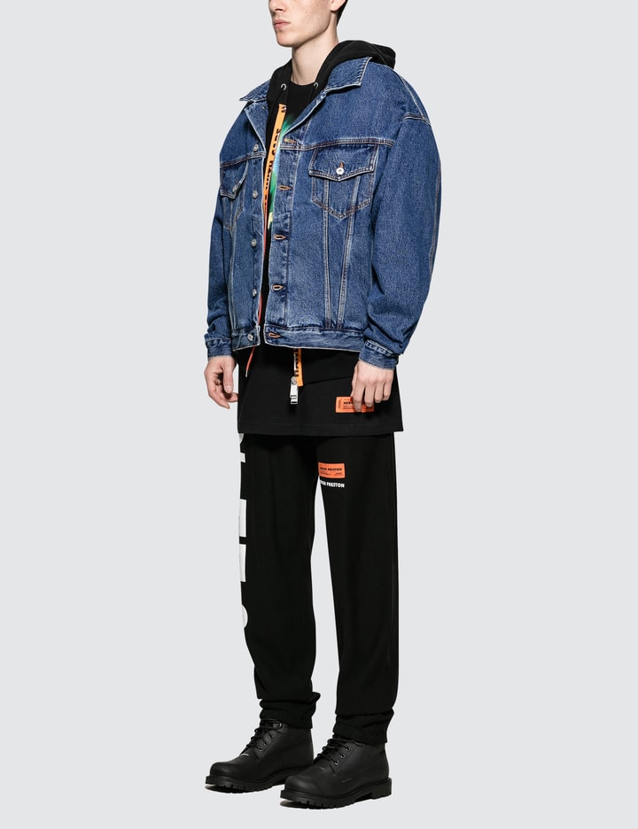 Airbrush Heron Denim Jacket Placeholder Image