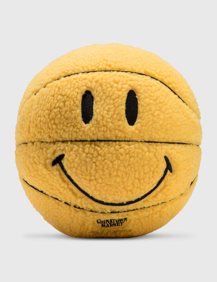 Smiley Sherpa Basketball Pillow Placeholder Image