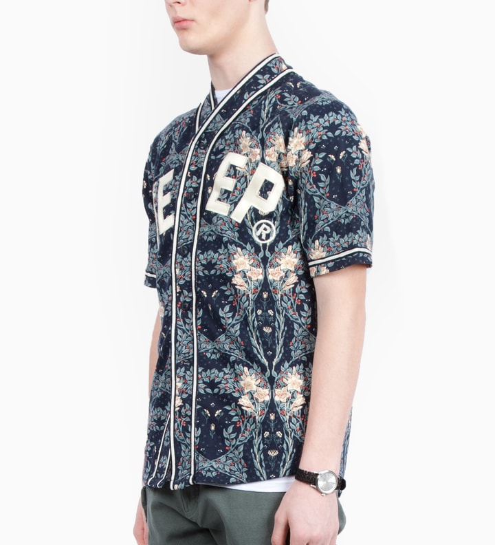 Navy Stealing Home Baseball Shirt Placeholder Image