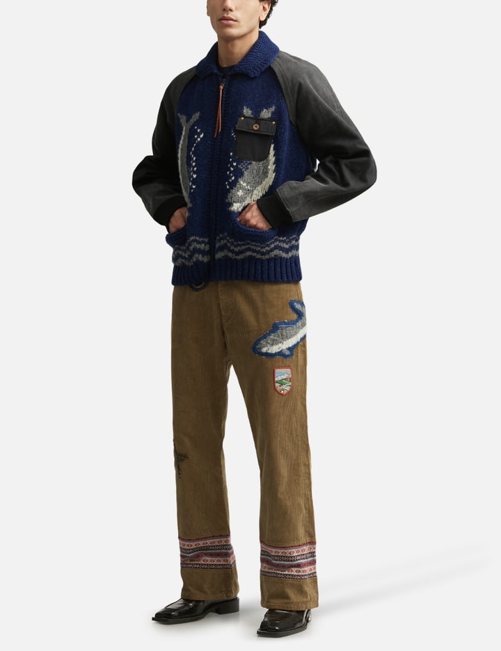 KHOKI Combination Cowichan Sweater