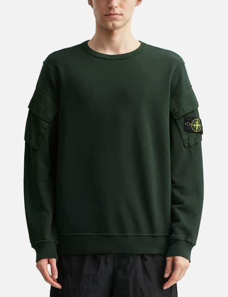 Brushed Organic Cotton Fleece Sweatshirt view 11