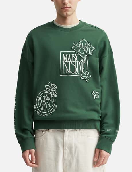 Art Nouveau Stamps Oversize Sweatshirt view 15