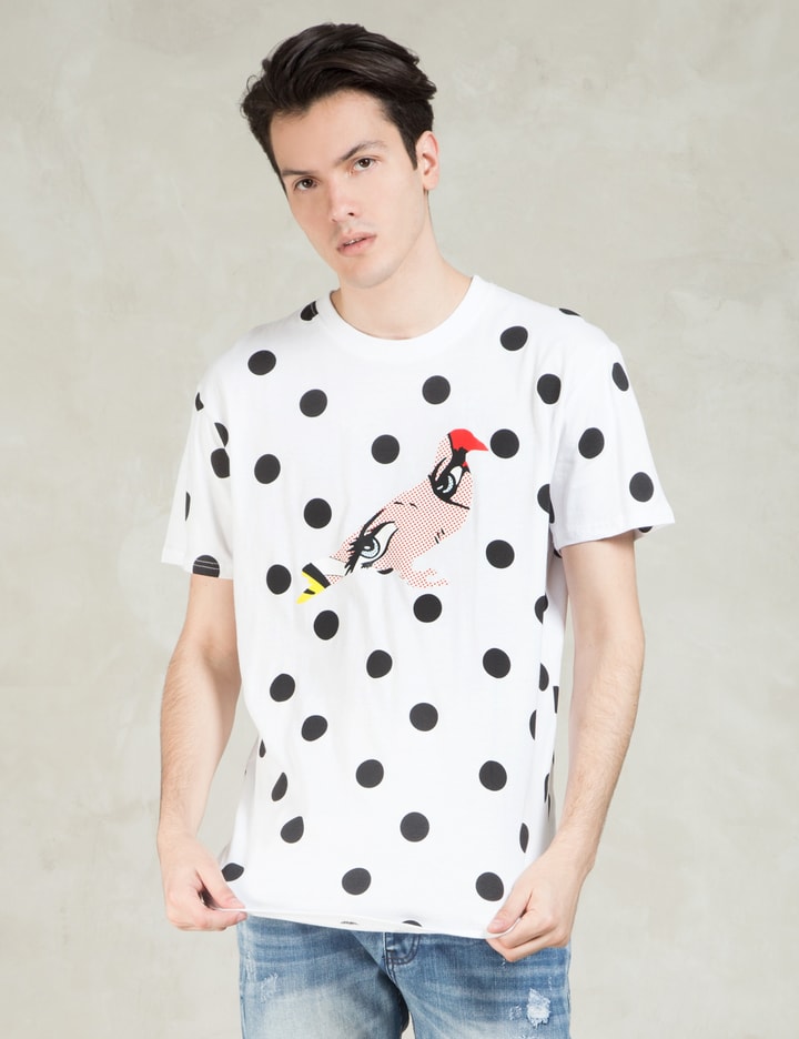White S/S Dot Pigeon T-Shirt Placeholder Image