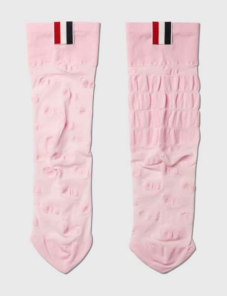 Thom Browne Sheer Mid-Calf 3 Bar Socks