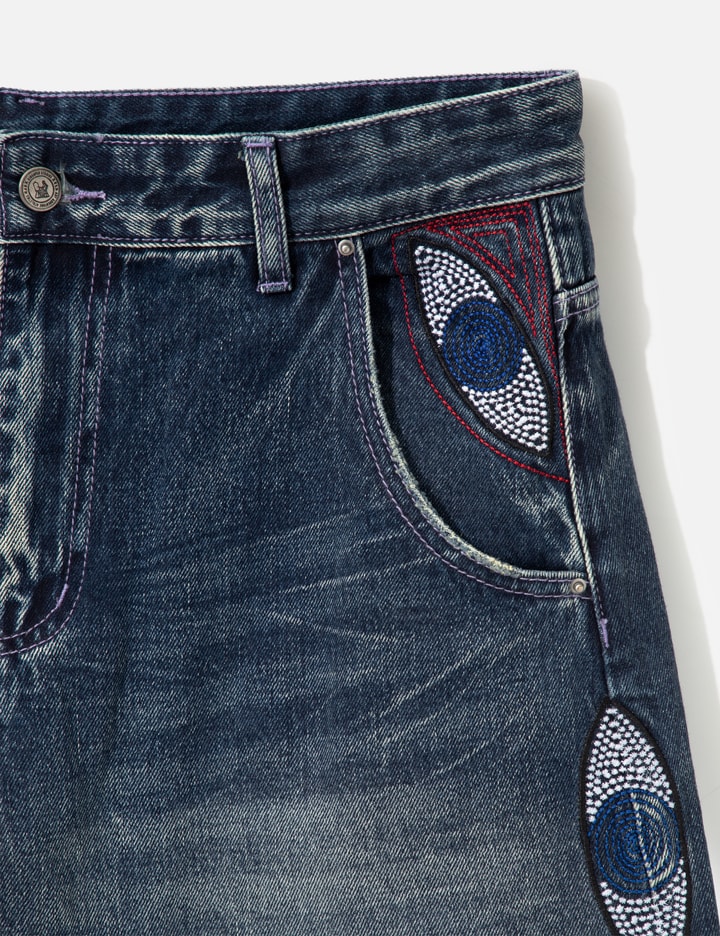 KidSuper Gemstone Eye Embroidery Jean