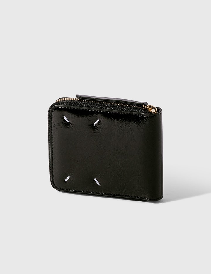 Polished Leather Zip Wallet Placeholder Image