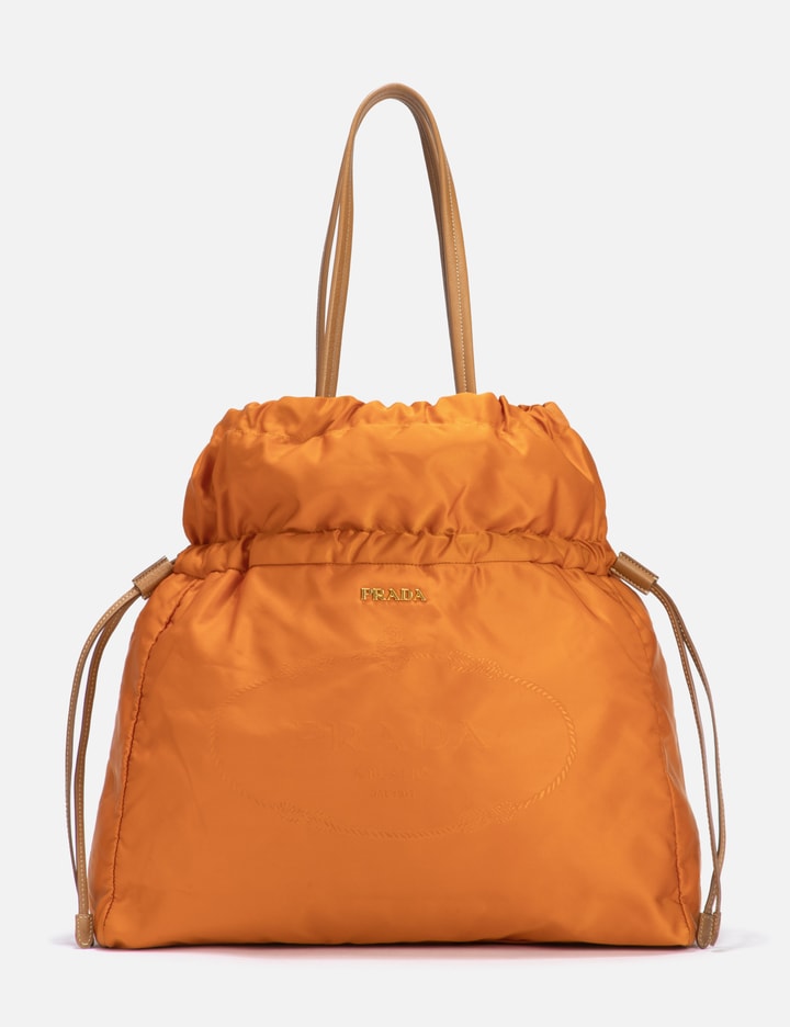 Prada Nylon Bag In Orange