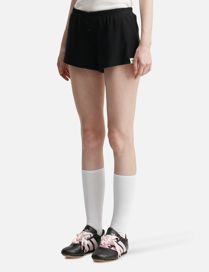 Glowny Button Fly Mini Shorts