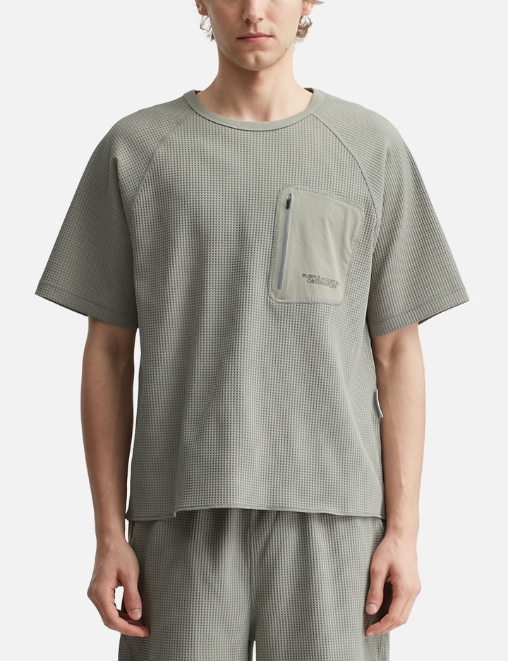 Purple Mountain Observatory Waffle Short Sleeve Crew