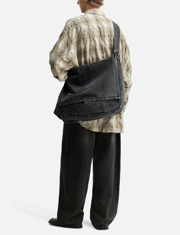 Acid Wash Denim Cross Body Bag Placeholder Image