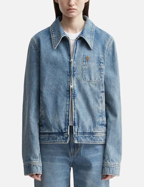 Worker Jacket With Ami Paris Heritage Label view 17