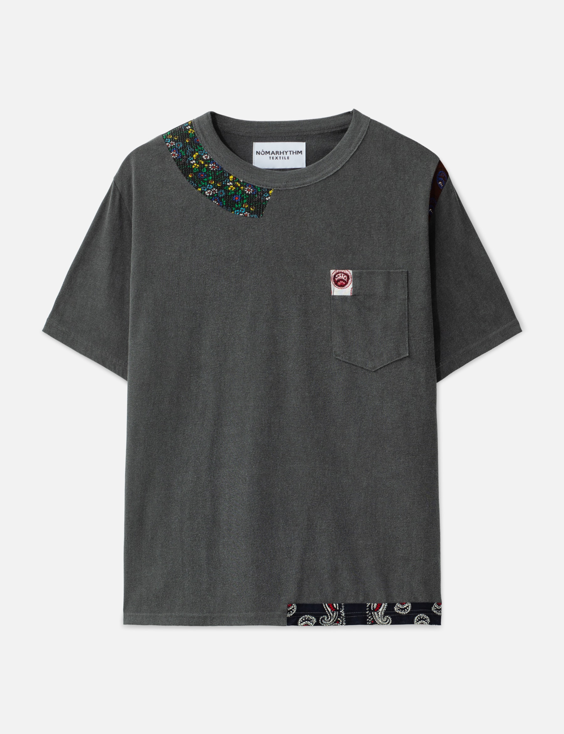 Patchwork Garment Dyed Tee Shirt view 16