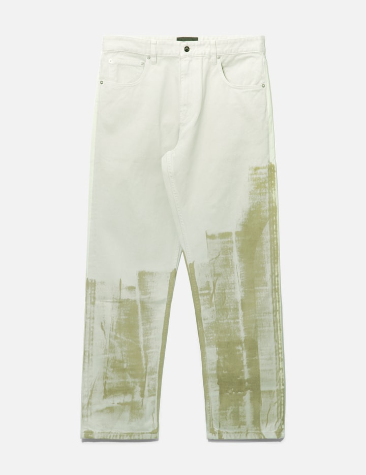 A COLD WALL GOLD PIGMENT PRINT JEANS Placeholder Image