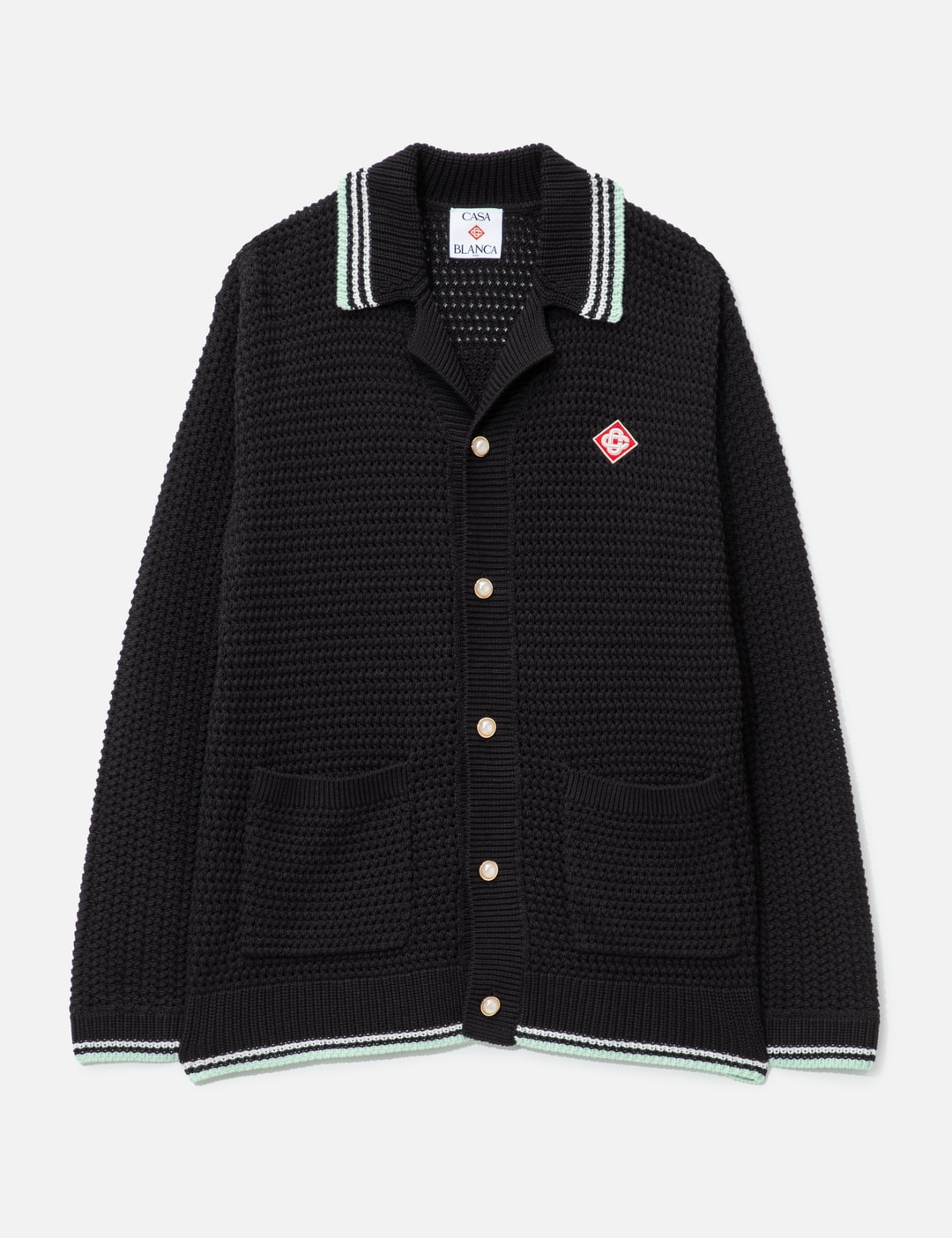 Embroidered Cotton Crochet Long Sleeve Shirt view 8