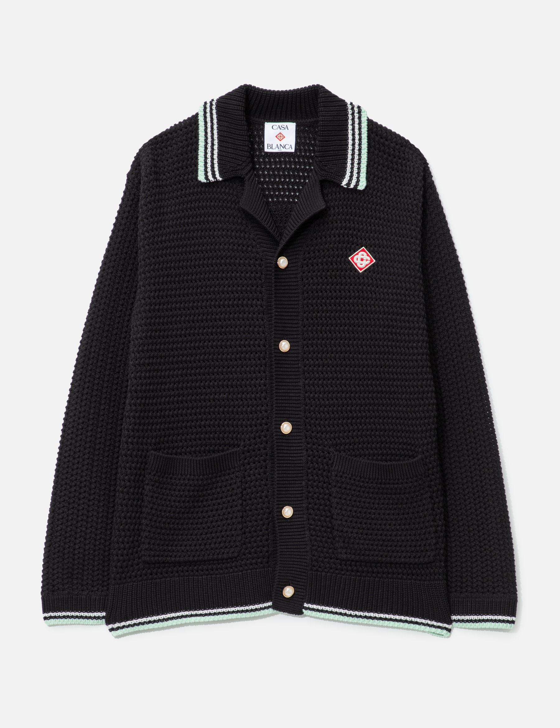 Embroidered Cotton Crochet Long Sleeve Shirt view 19