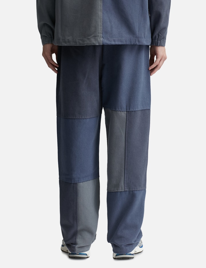 WASHED CANVAS PATCHWORK PANTS Placeholder Image